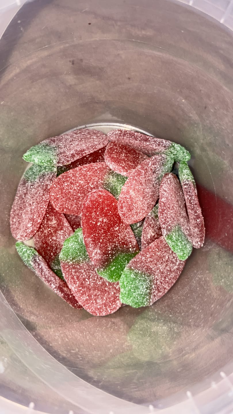 Customer photo review of Strawberry Gummies