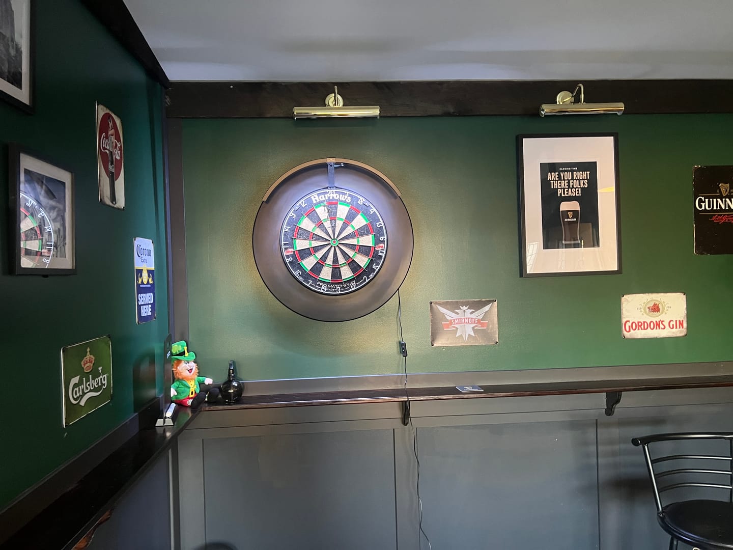 Customer photo review of Mission - Torus 120 - Portable LED Dartboard Light