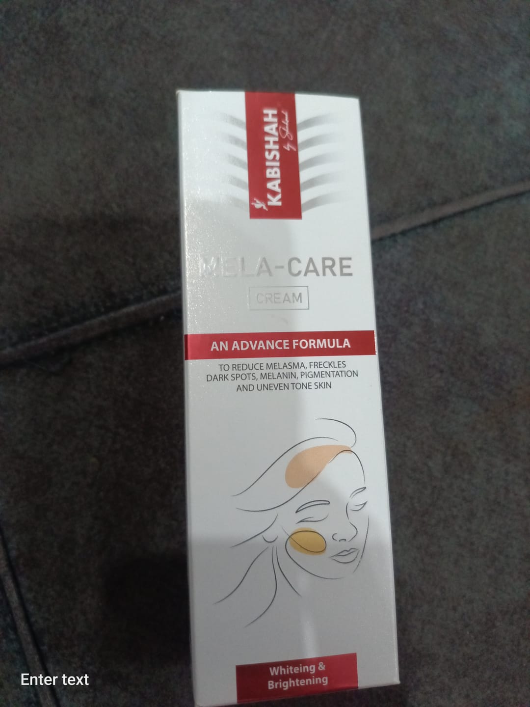 Customer photo review of Mela Care Advanced Brightening Cream Double Pack Bundle