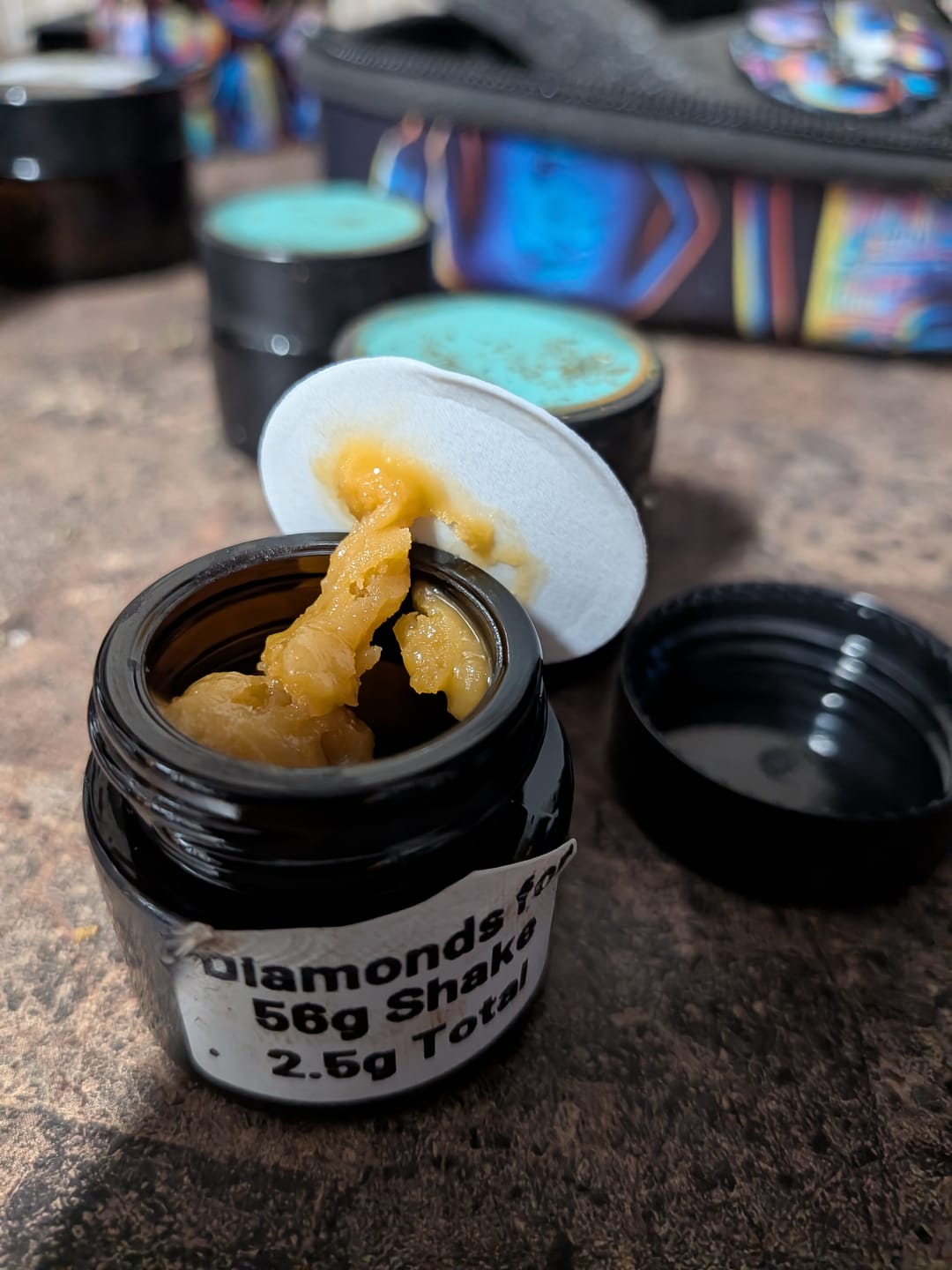 Customer photo review of 💎California Orange - Diamond Infused Shake 1oz (Buy 1 Get 1)