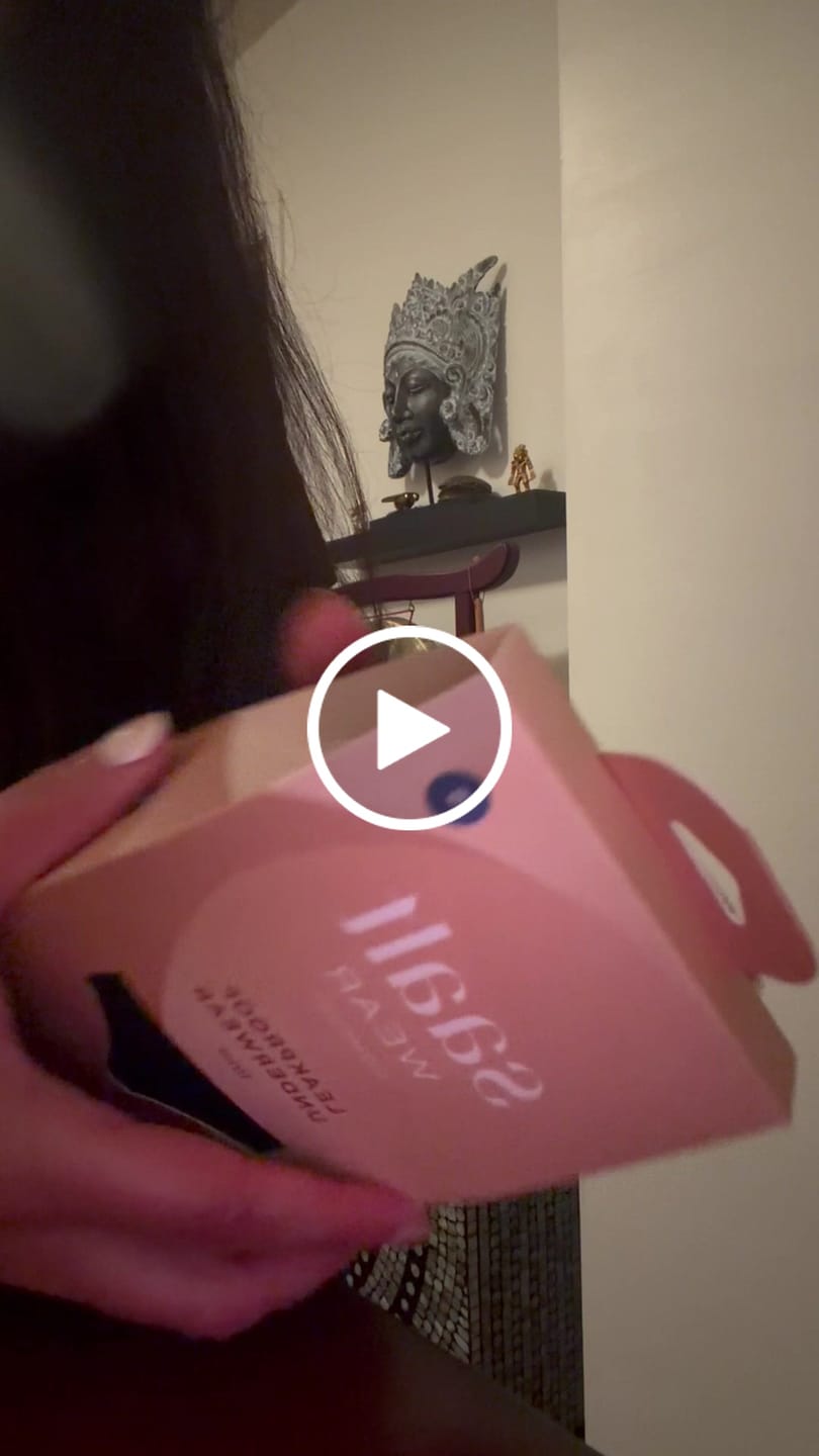Customer video review of Leakproof Comfort Brief