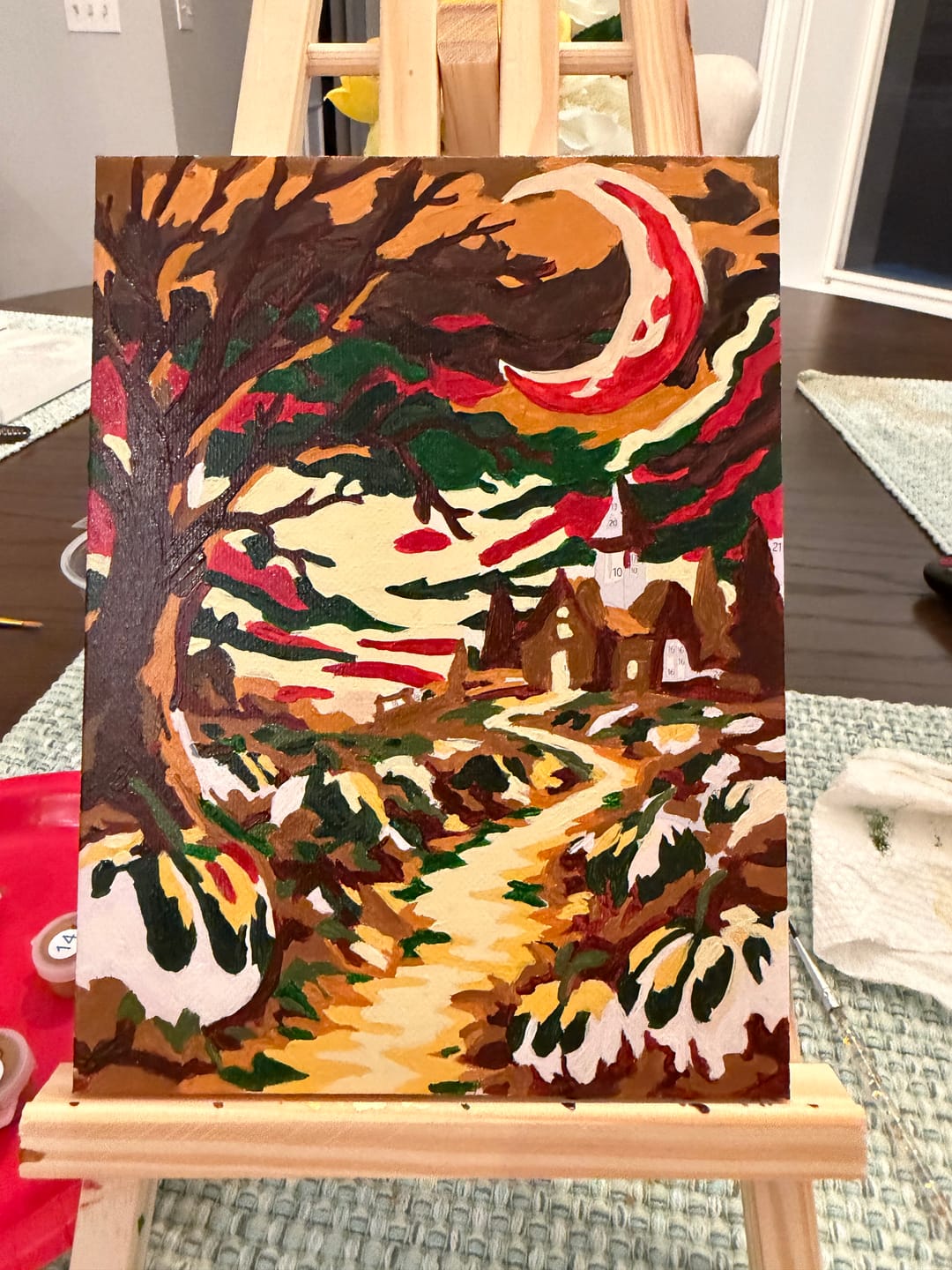 Customer photo review of 4 Mini Paintings - Midnight Tales Set