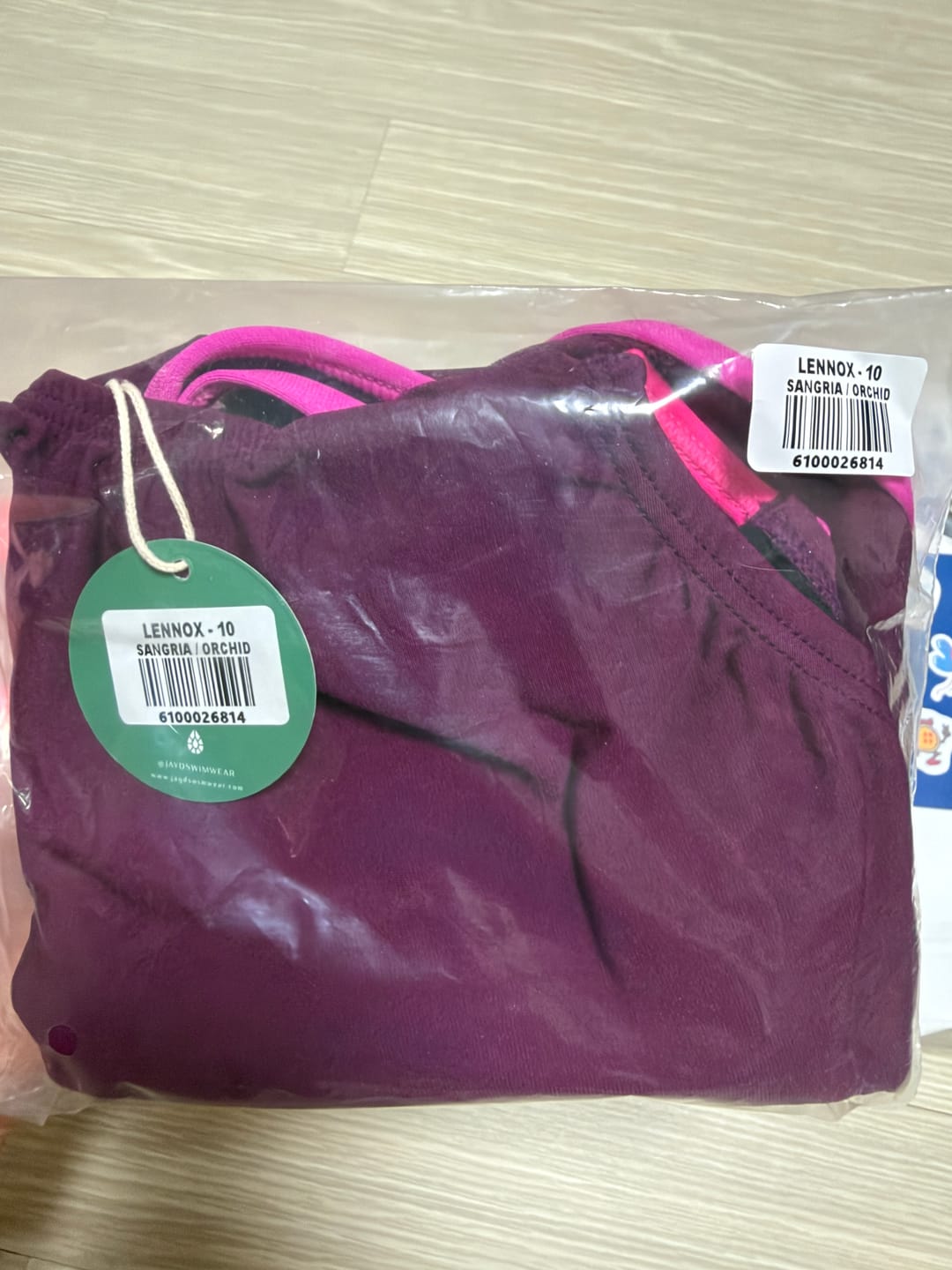 Customer photo review of LENNOX ONE PIECE - Sangria|Orchid
