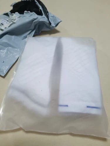 Customer photo review of Snuggi Cushioned Work Socks