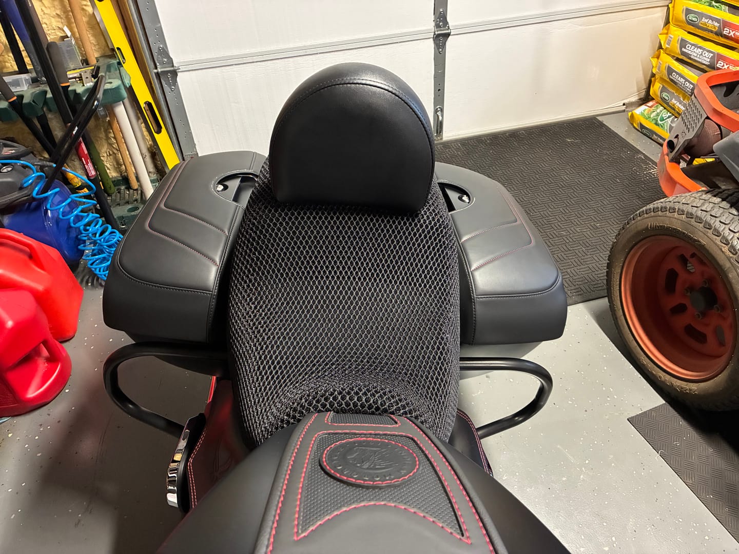 Customer photo review of Wind Rider Seat Cover