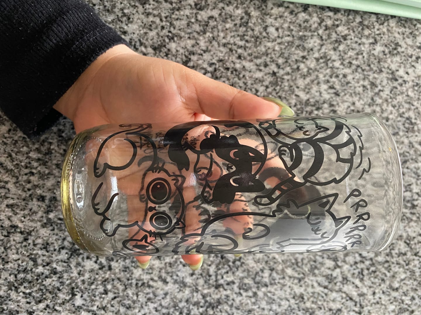 Customer photo review of Miau Glass - Juego de 6 Vasos - 500 ml