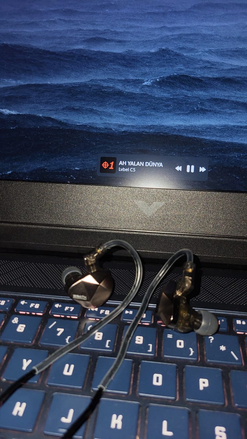 Customer photo review of Wraith Sense IEM Kulaklık