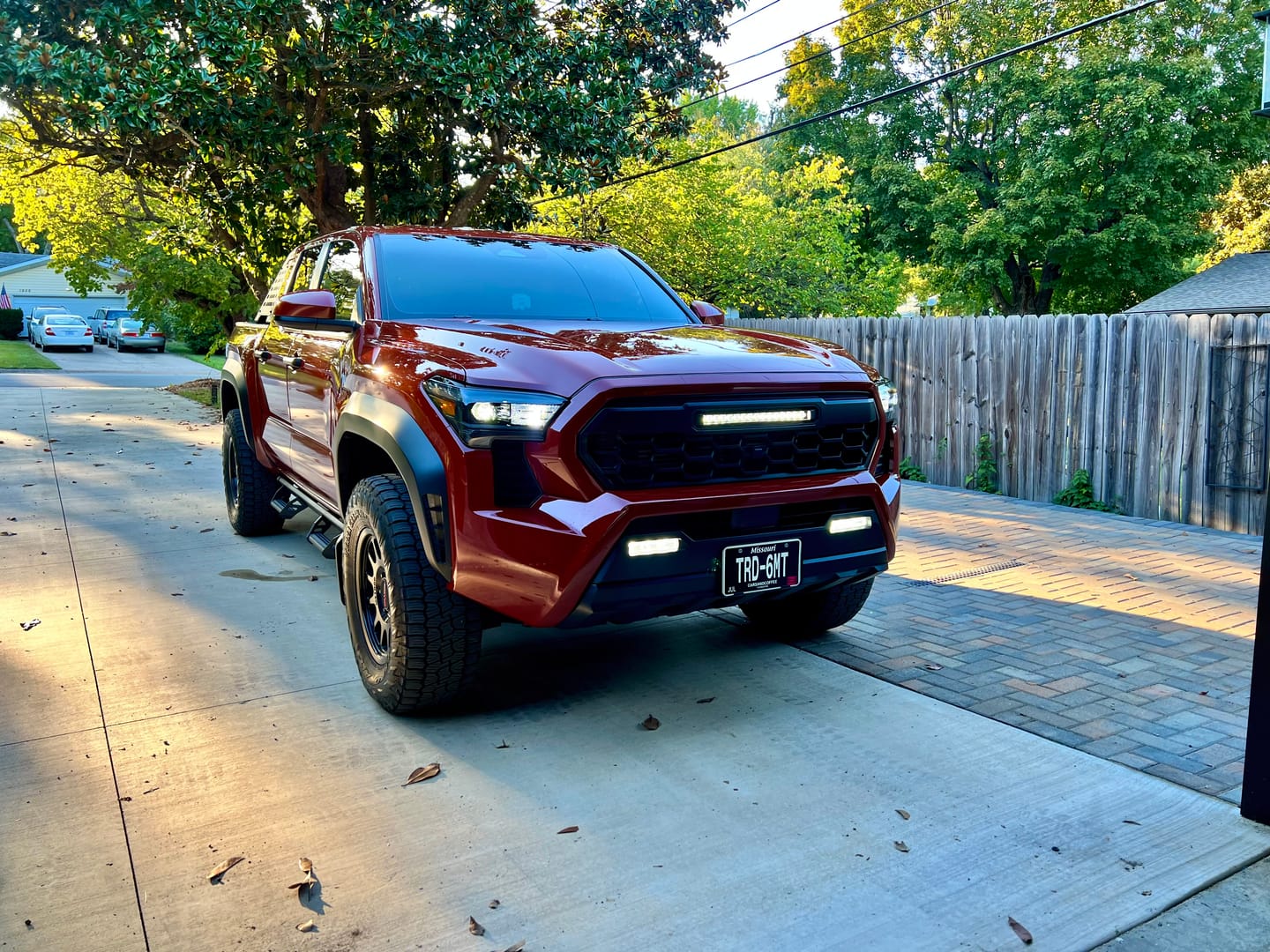 Customer photo review of 2024+ Tacoma Apex Pro Grille with LED Light Bar by YotaTribe
