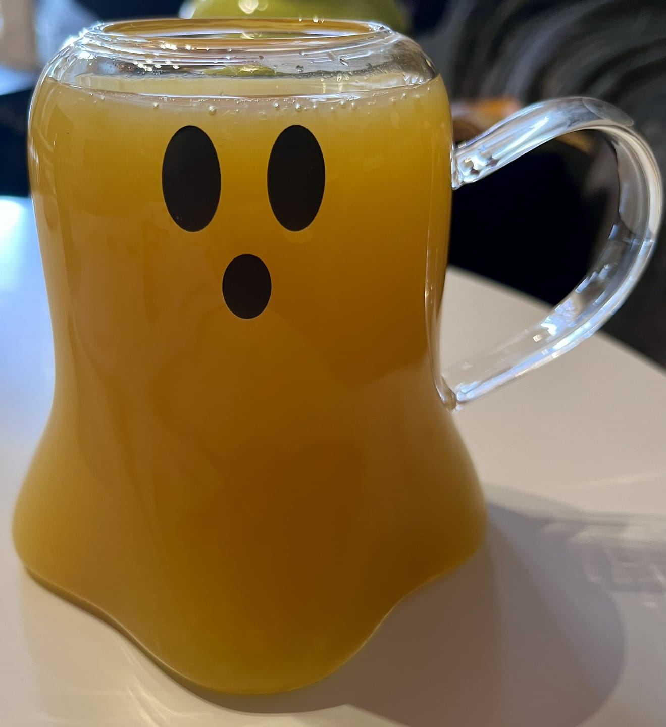 Customer photo review of Geister-Tasse aus Glas