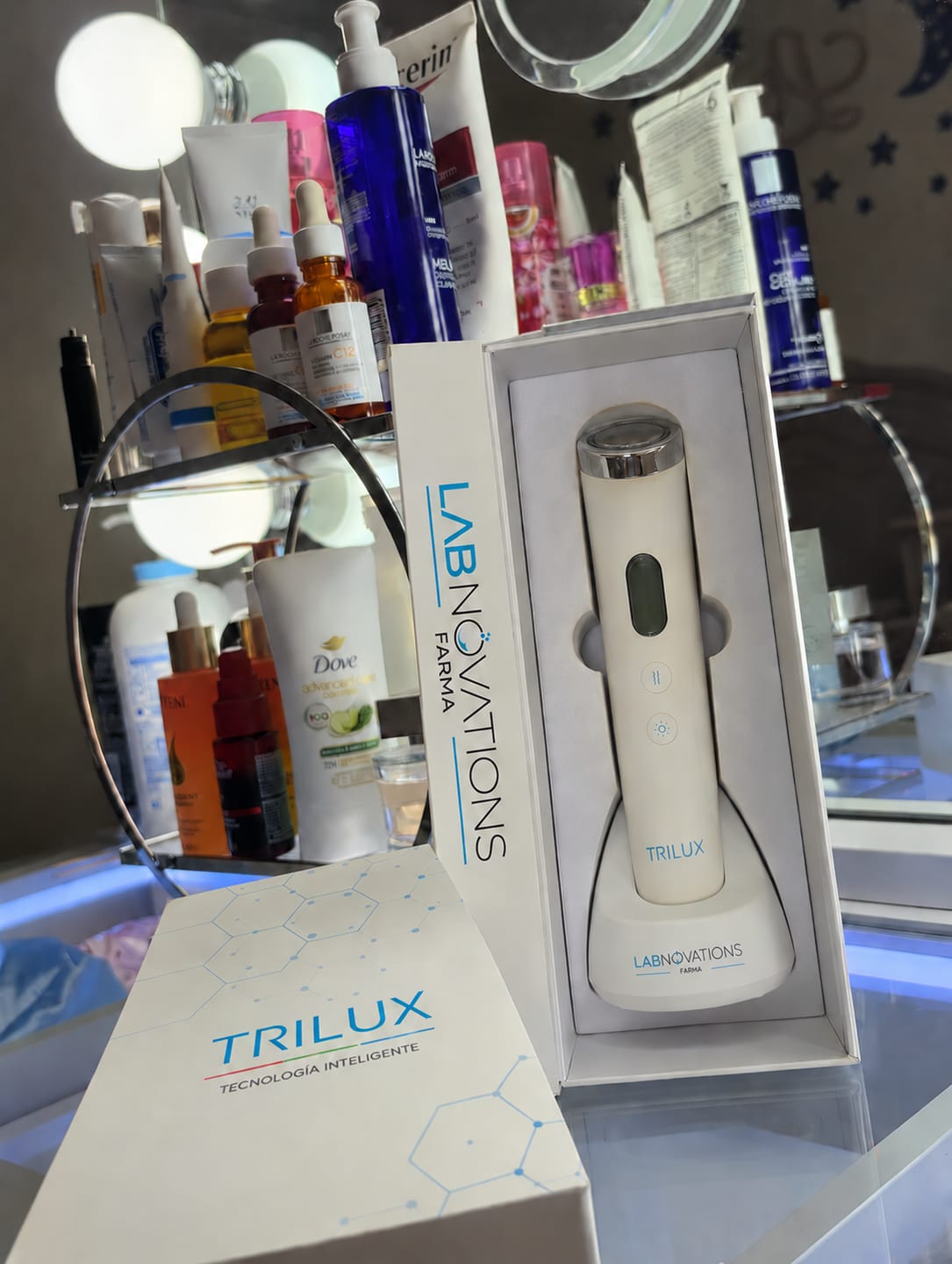 Customer photo review of At-Home LED Light Therapy Device