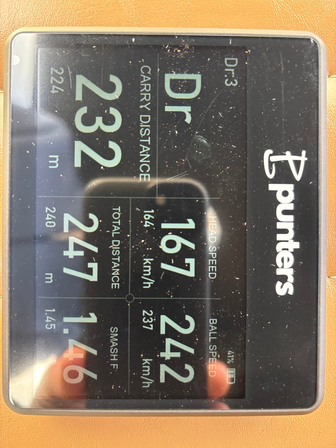 Customer photo review of PULSE Launch Monitor