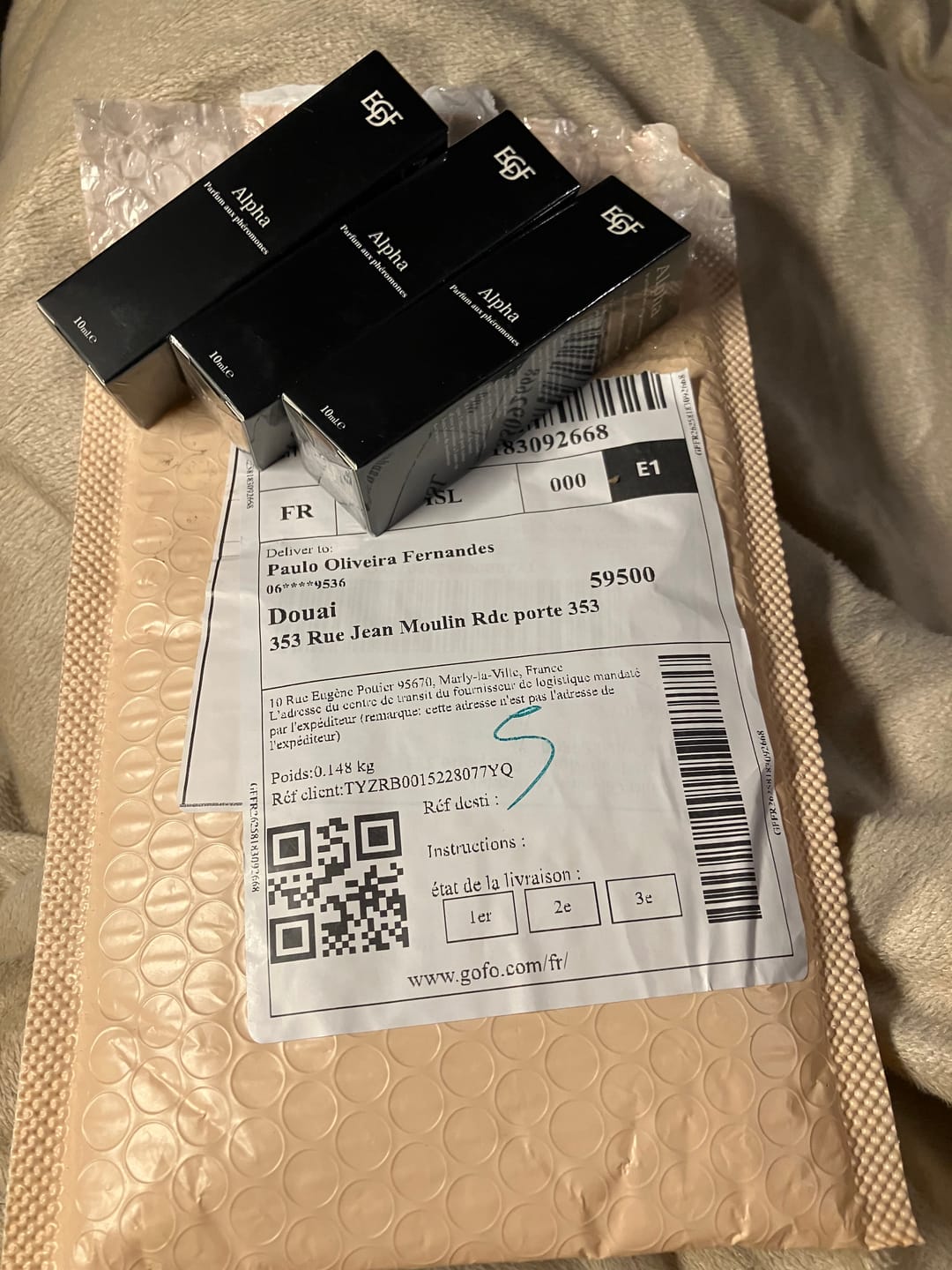 Customer photo review of Elixir aux phéromones Homme