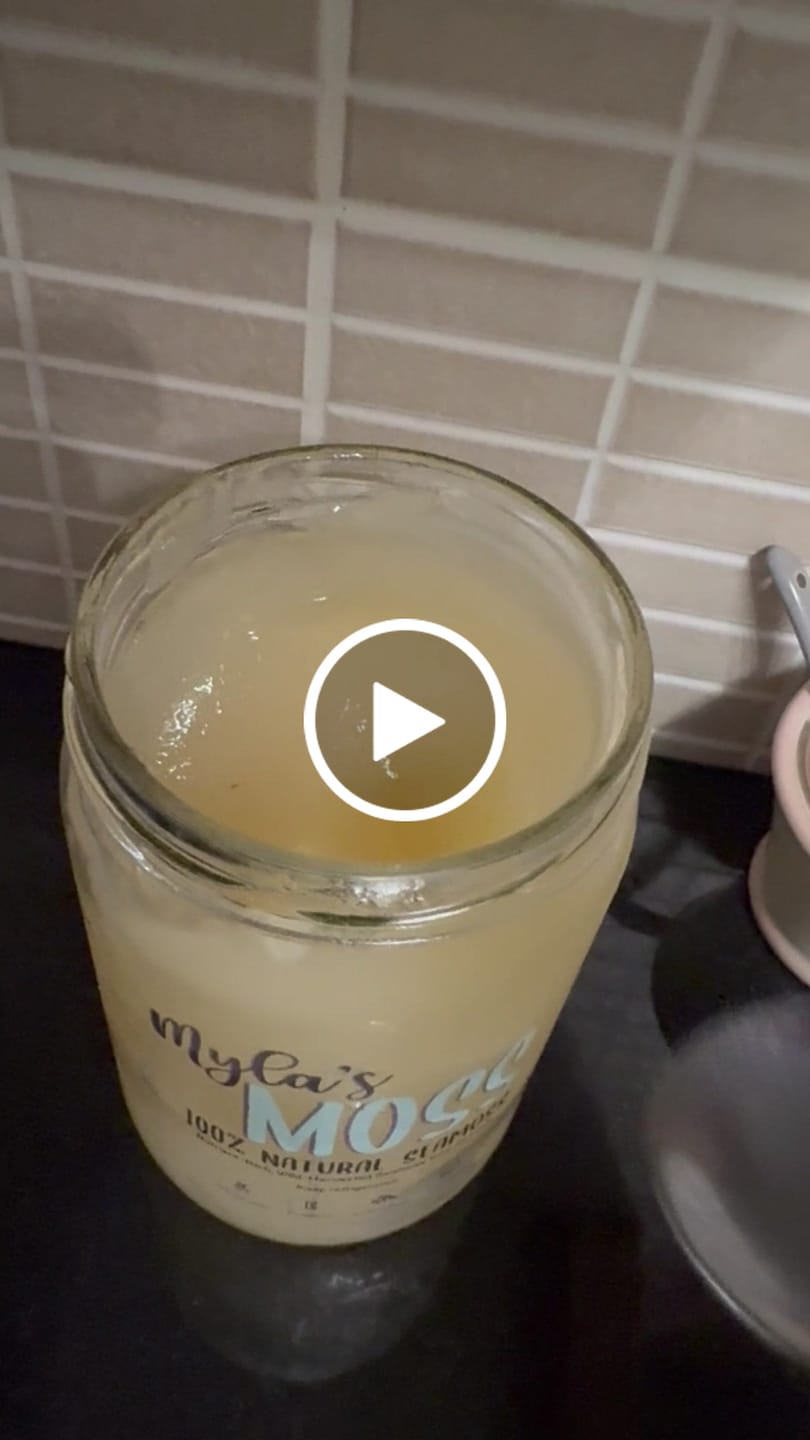 Customer video review of Seamoss Gel