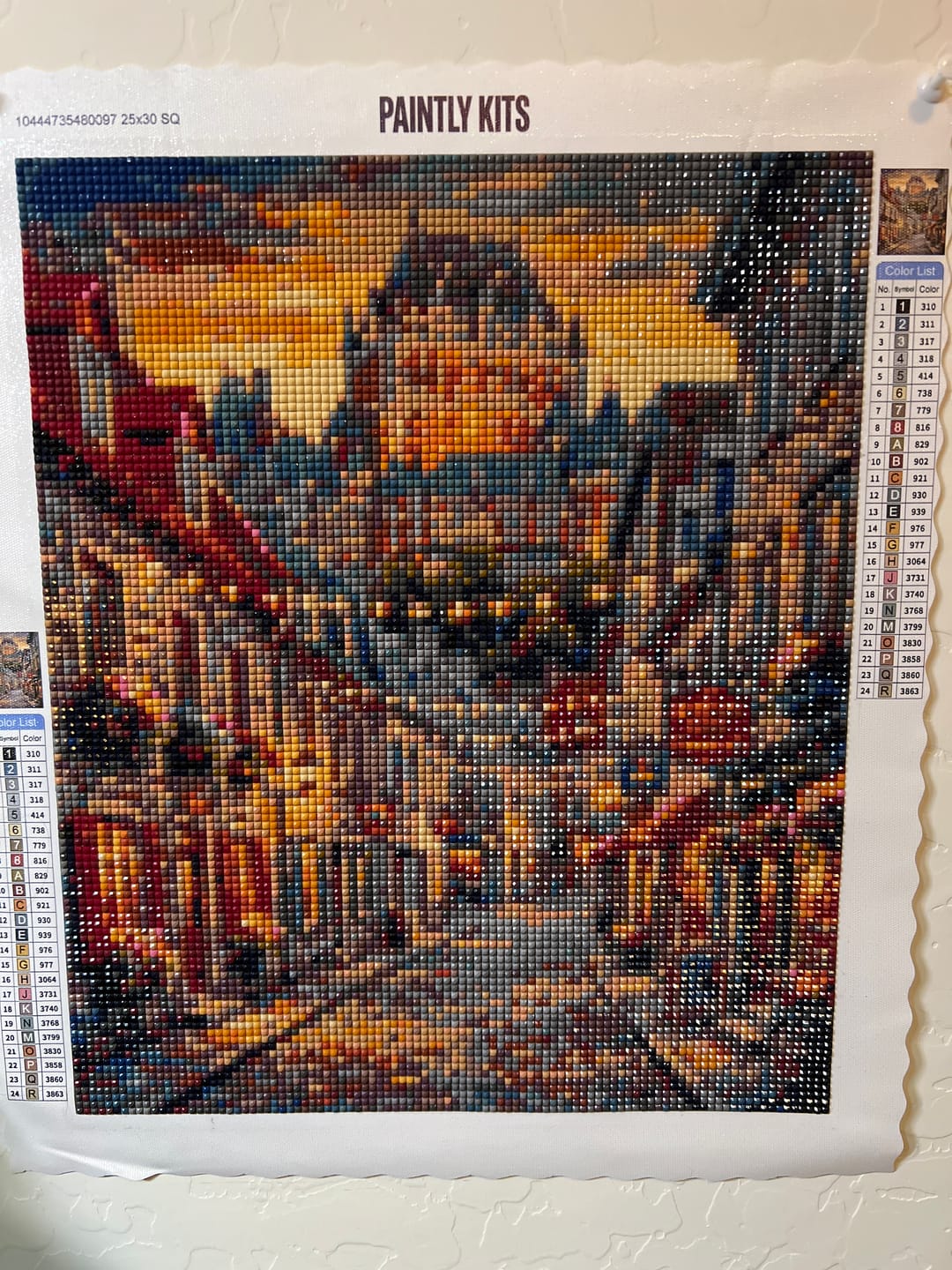 Customer photo review of Petit Champlain, Quebec (Diamond Painting)