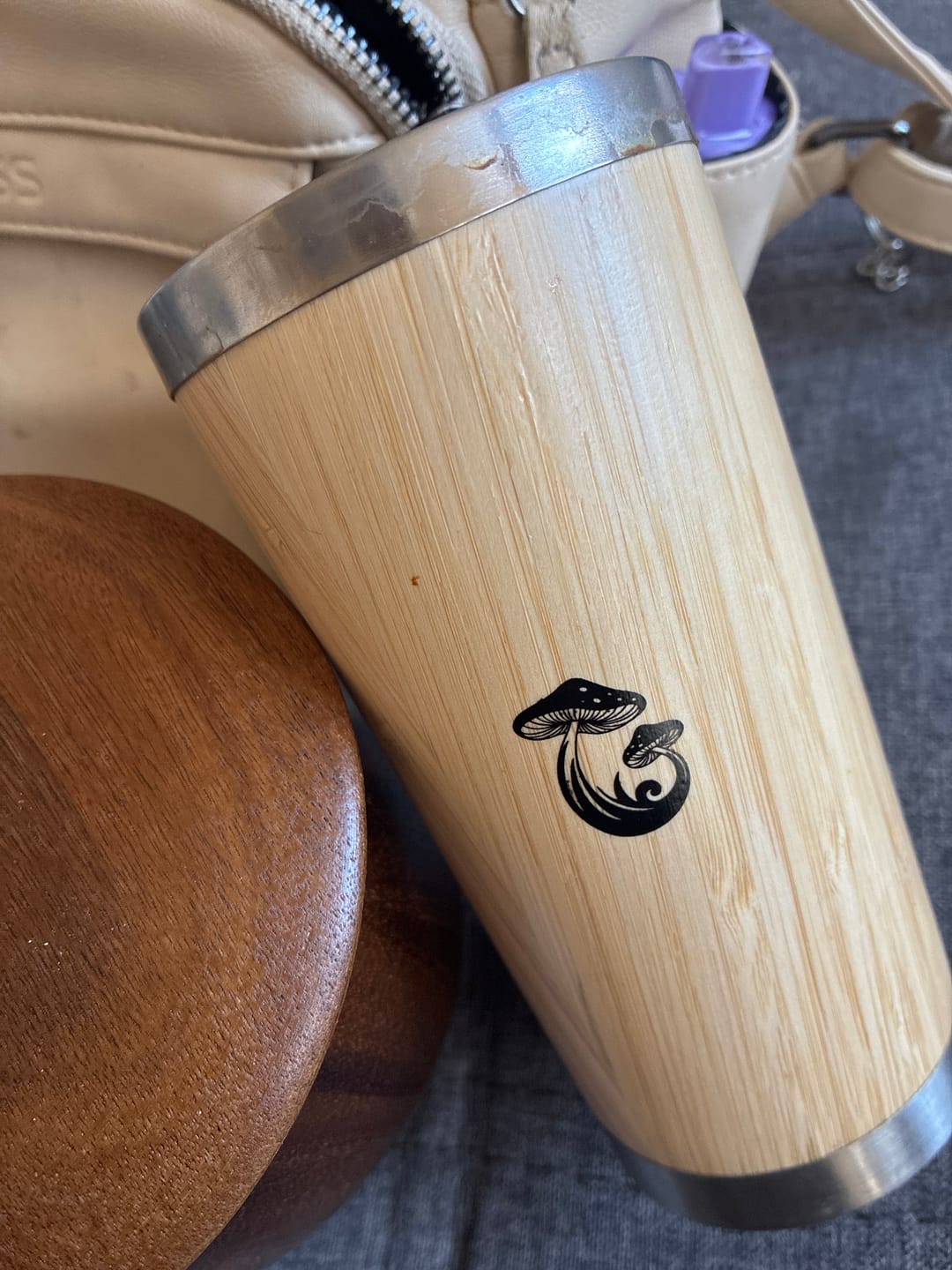 Customer photo review of Prémium Bambusz termosz /450ml/