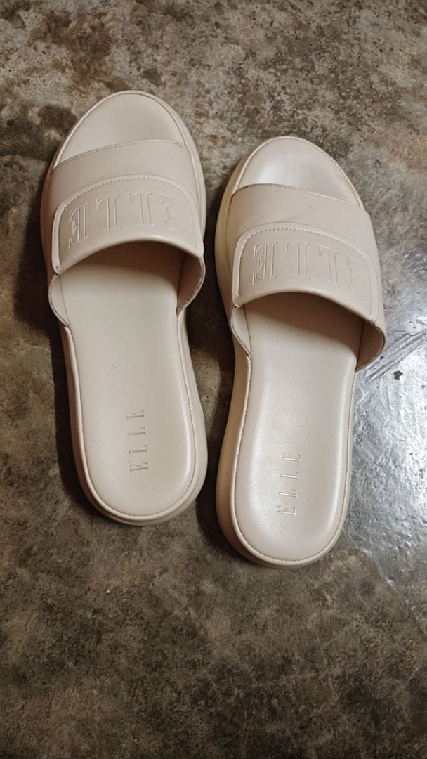 Customer photo review of Maia Sandals In Beige