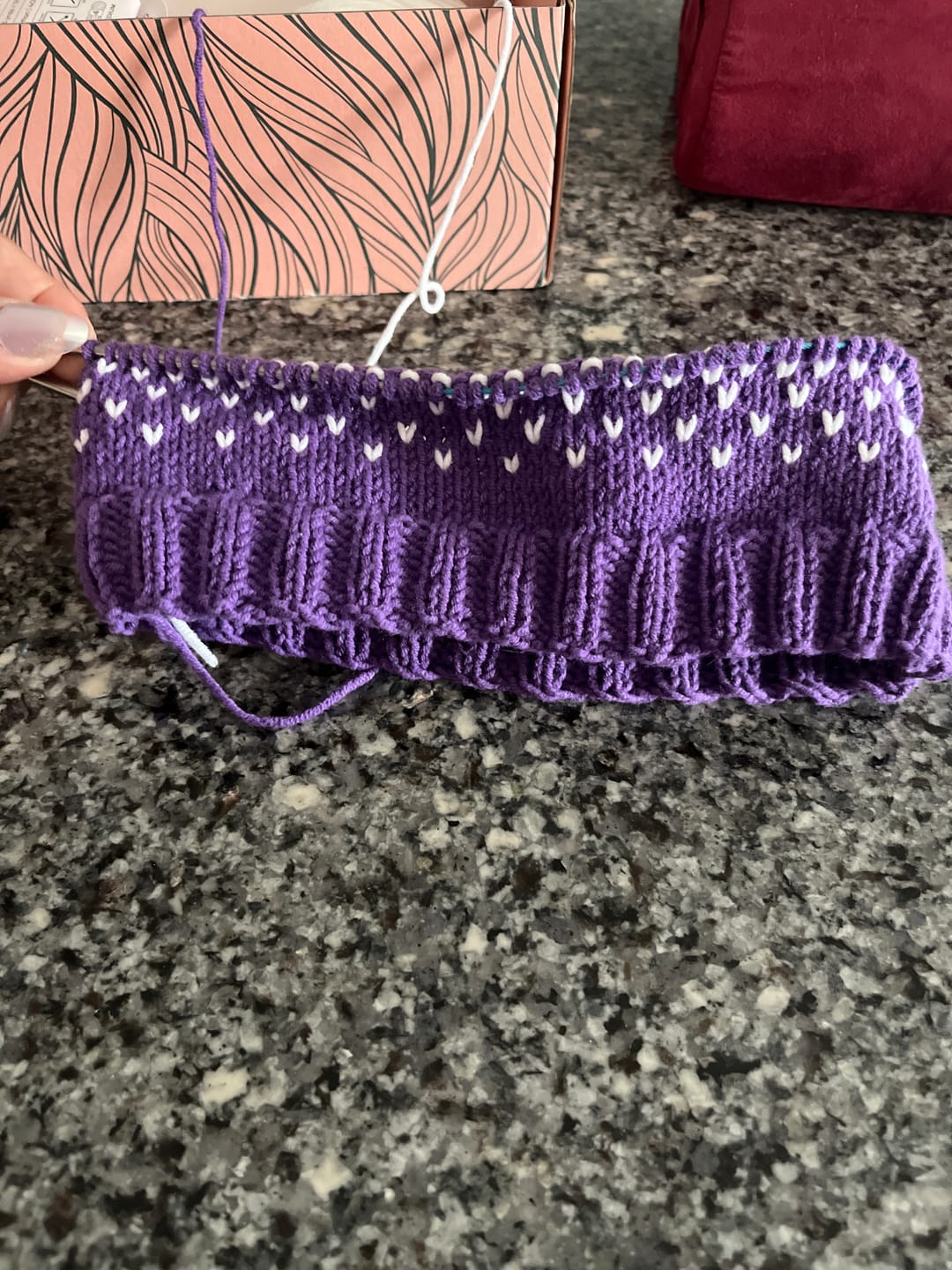 Customer photo review of Hooks & Needles Subscription Box