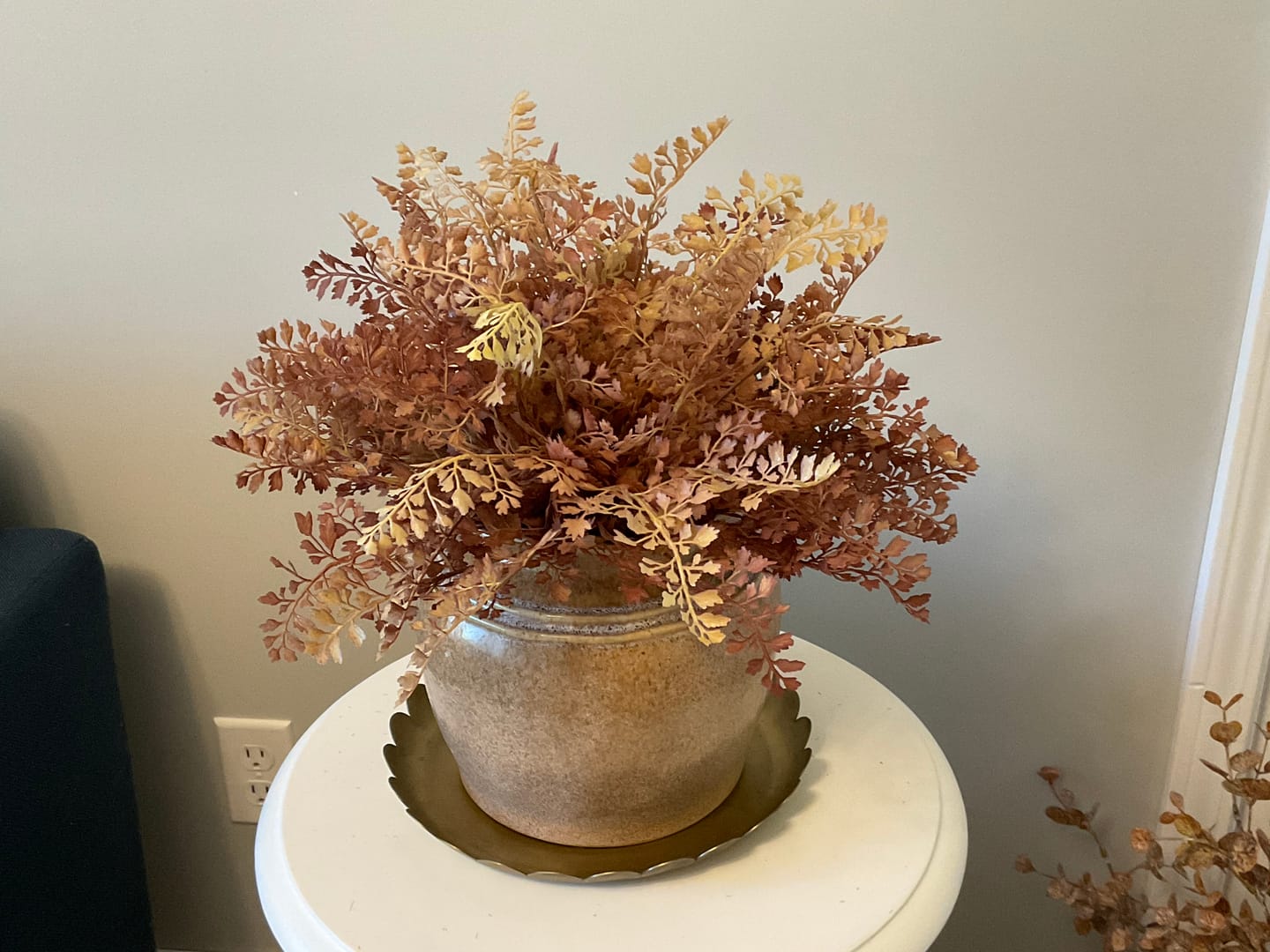 Customer photo review of Eliana Beige Ceramic Pot