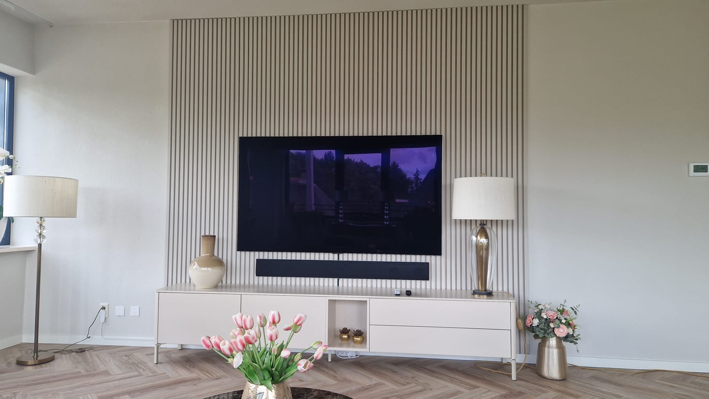 Customer photo review of Eindlat 270 x 2.2 cm - Beige on Beige
