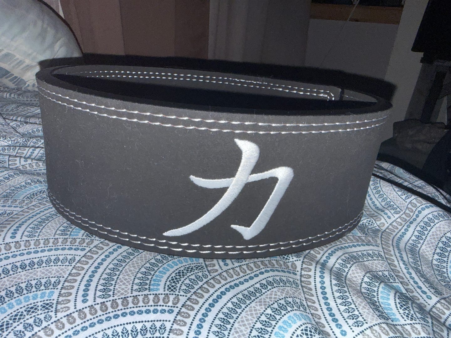 Customer photo review of 10MM Lever Belt - Black