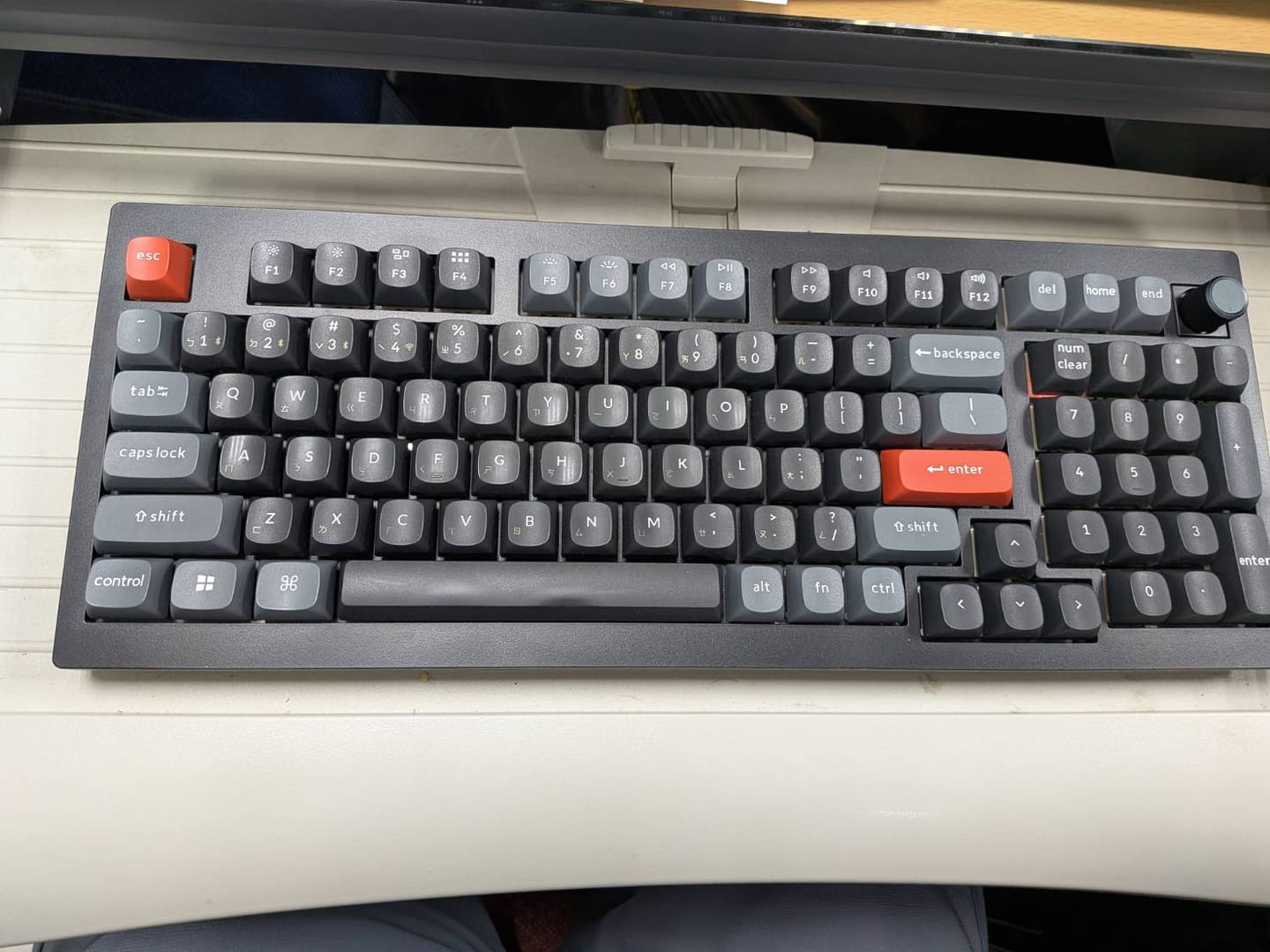 Customer photo review of Keychron V5 Ultra 8K 無線客製化機械鍵盤(注音版本)