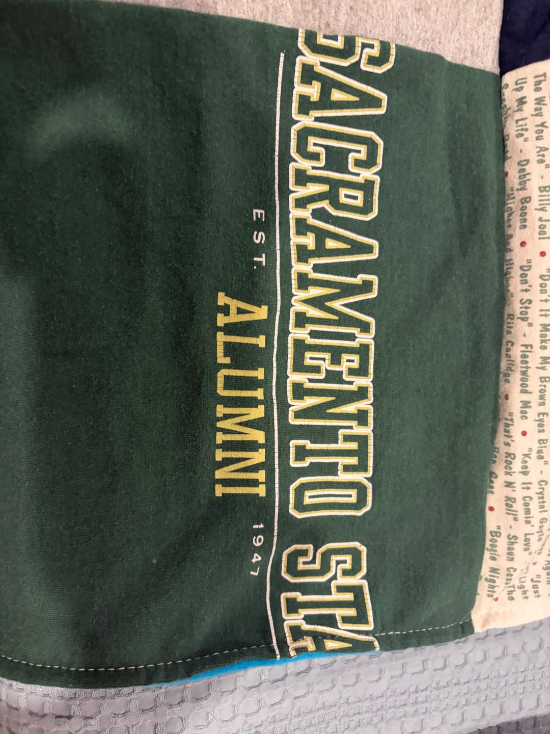 Customer photo review of Project Repat T-Shirt Quilt
