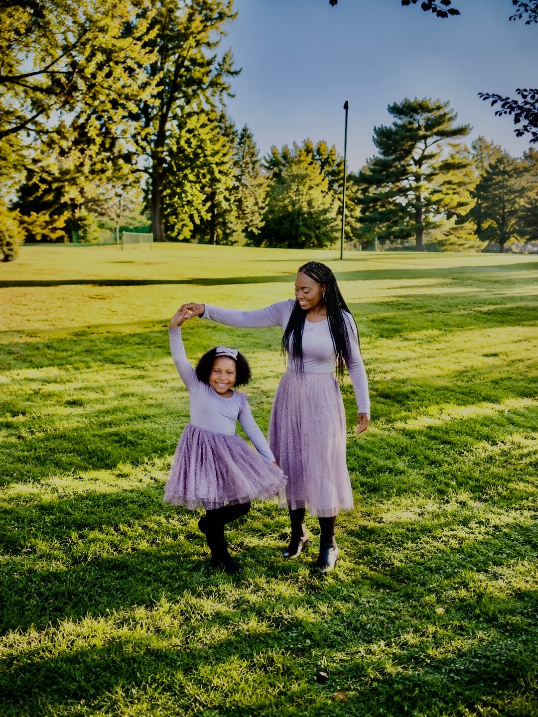 Customer photo review of Velour Ballerina Dress - Dusty Lilac