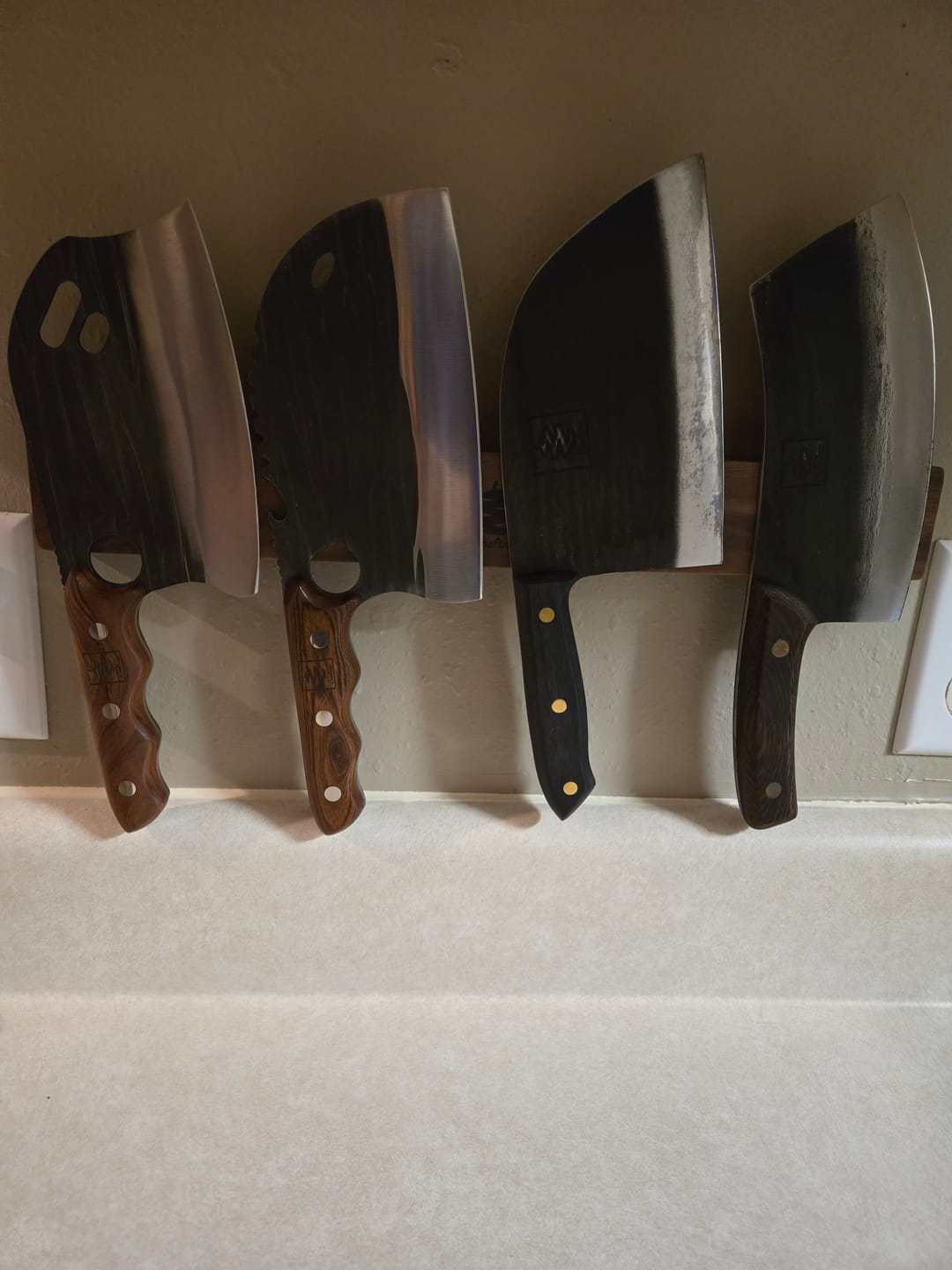 Customer photo review of Magnetic Wall Rack