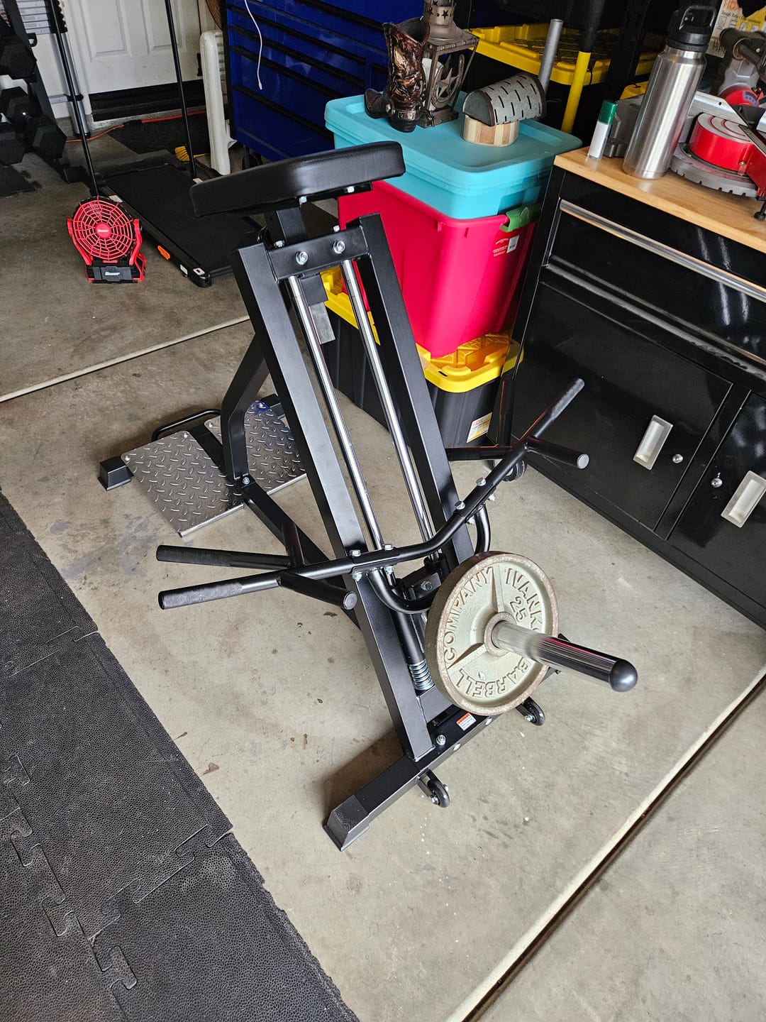 Customer photo review of T-bar Linear Row Machine S7