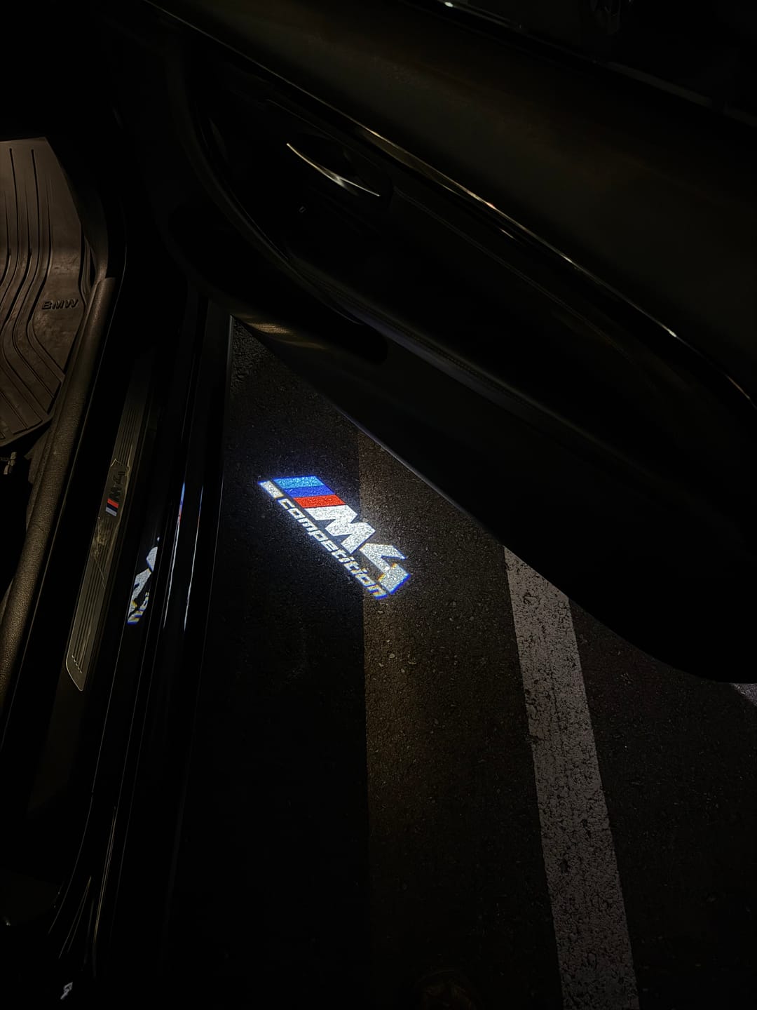 Customer photo review of BMW F SERIES DOOR LIGHTS