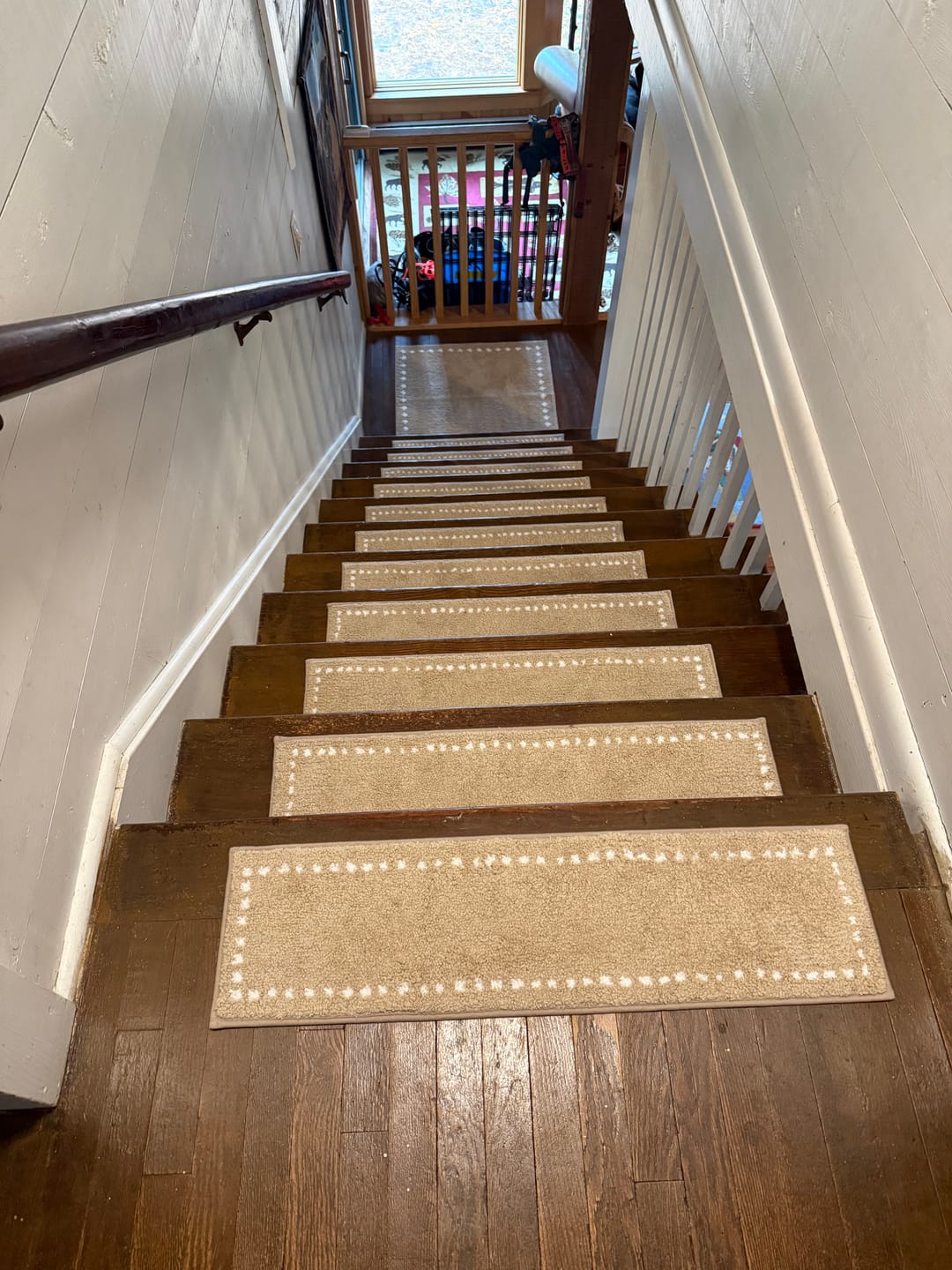 Customer photo review of CloudSoft Non-Slip Stair Treads - Beige