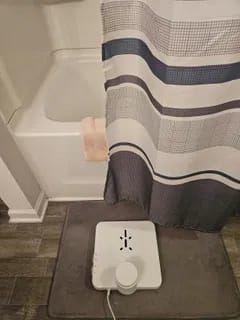 Customer photo review of Séchage Corps Entier Mains Libres bowvibe