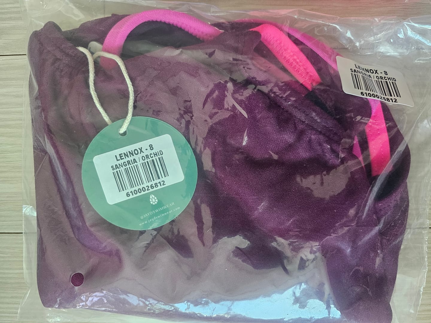 Customer photo review of LENNOX ONE PIECE - Sangria|Orchid