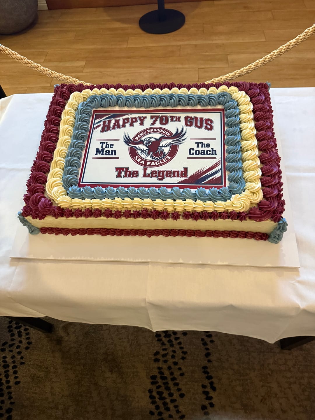 Customer photo review of A3 Rectangle Custom Edible Icing Image