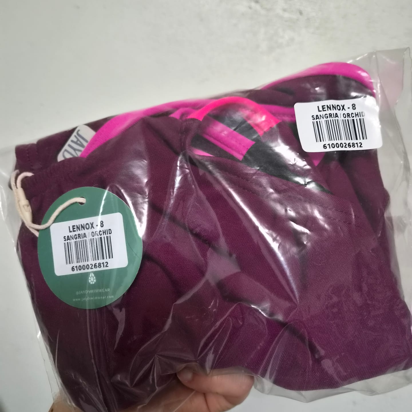 Customer photo review of LENNOX ONE PIECE - Sangria|Orchid