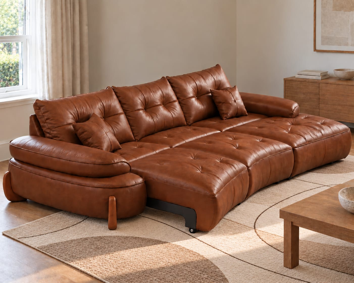 Customer photo review of Stanford Recliner Sofa (White)