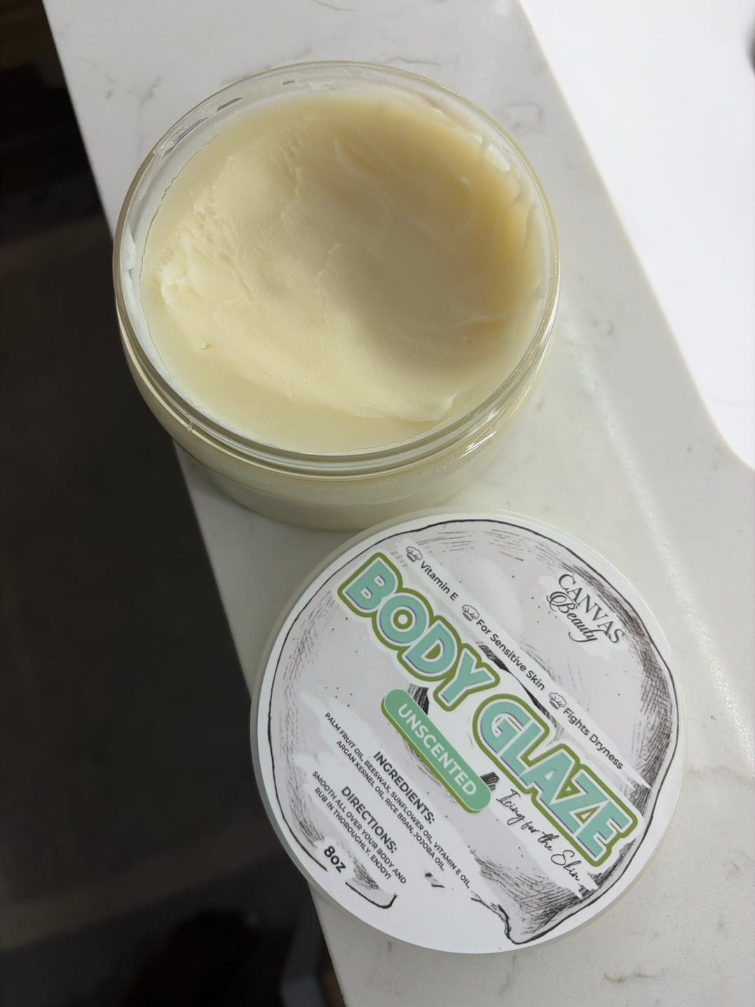 Customer photo review of (NEW) BODY GLAZE: UNSCENTED