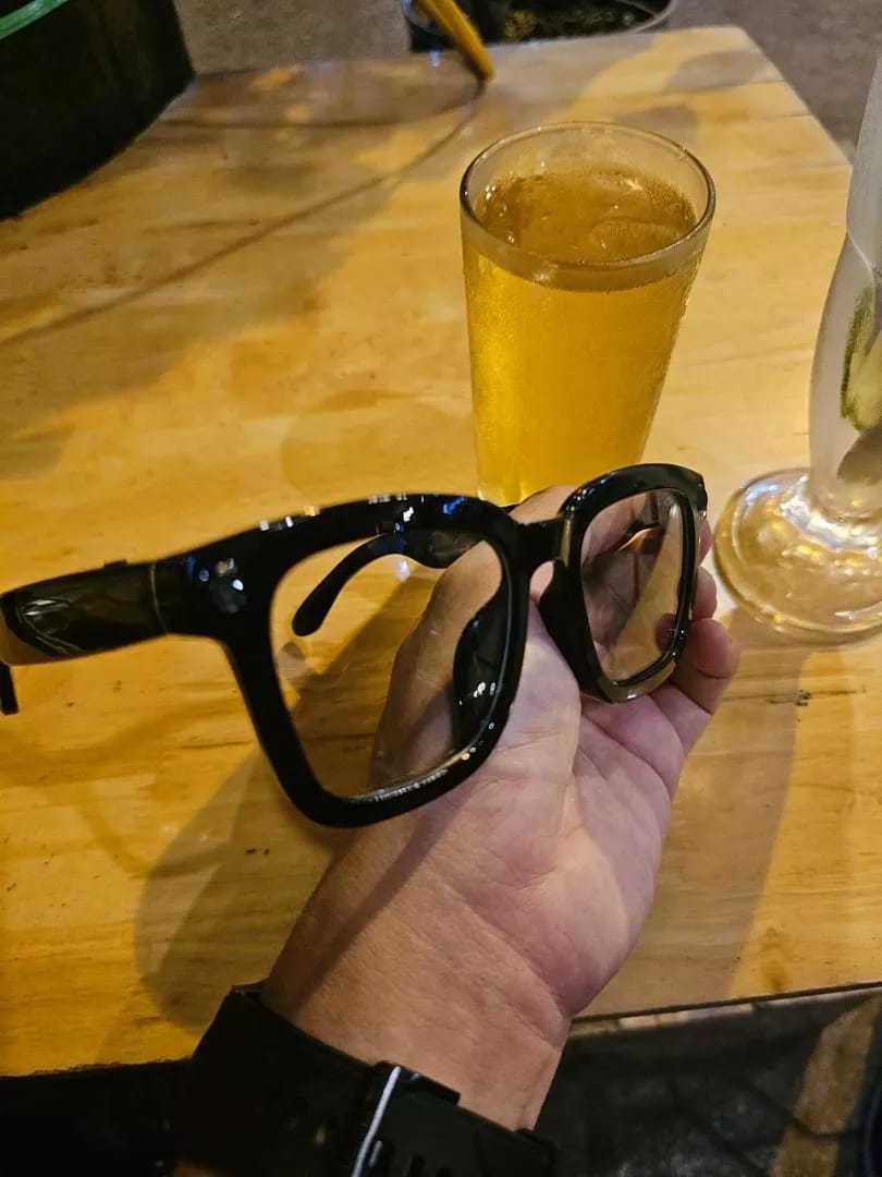 Customer photo review of AI Smart Sunglasses Camera with photochromic