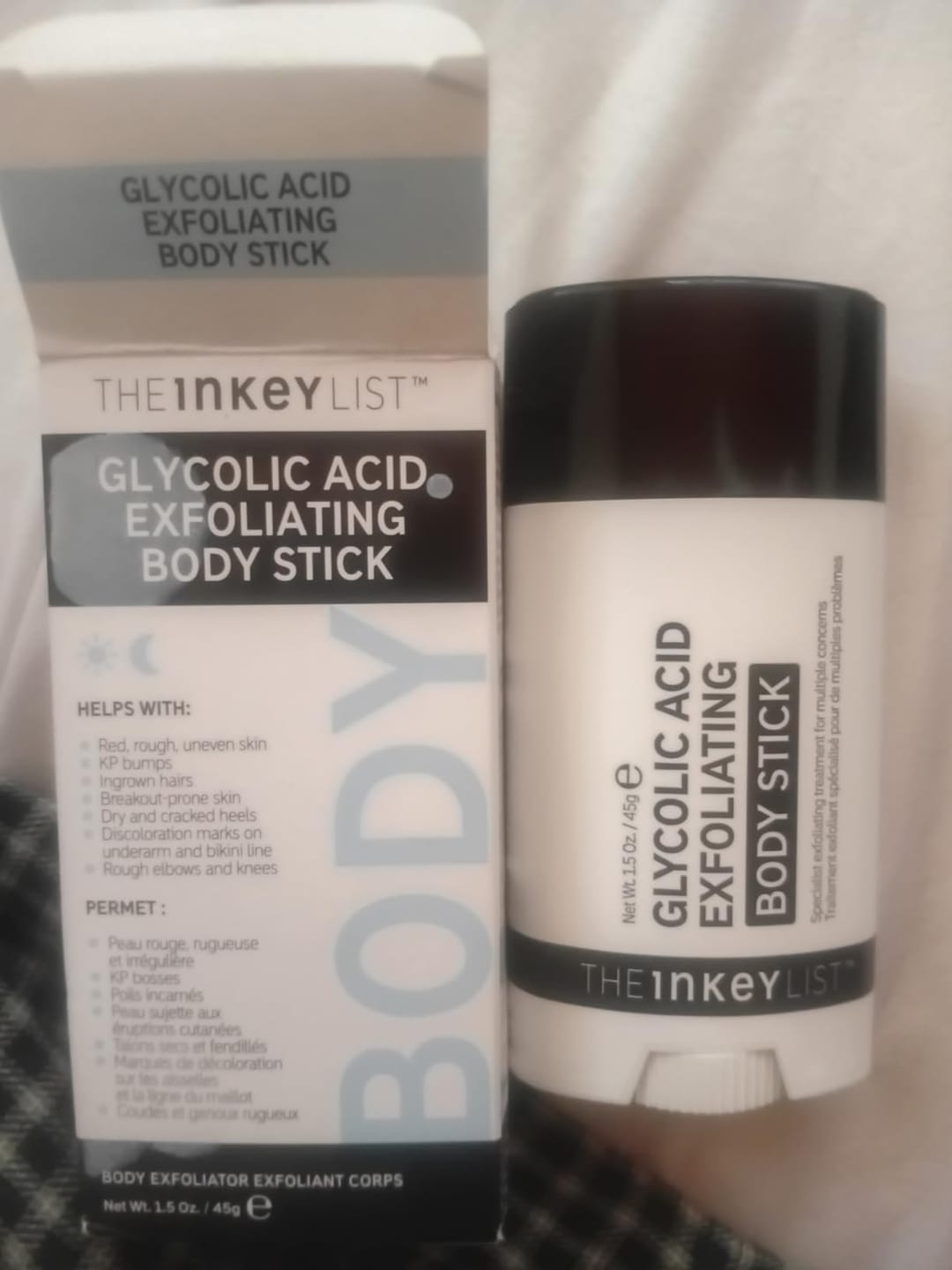Customer photo review of Glycolic Acid Body Stick