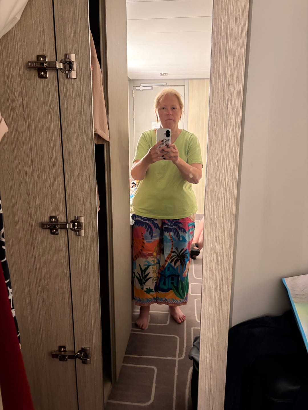 Customer photo review of Palazzo Cotton Pants