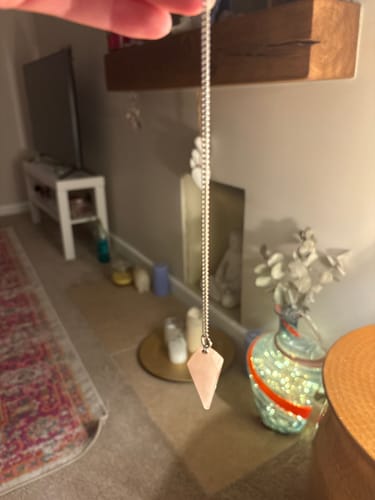 Customer photo review of Pendulum for Psychic Clarity & Spiritual Connection
