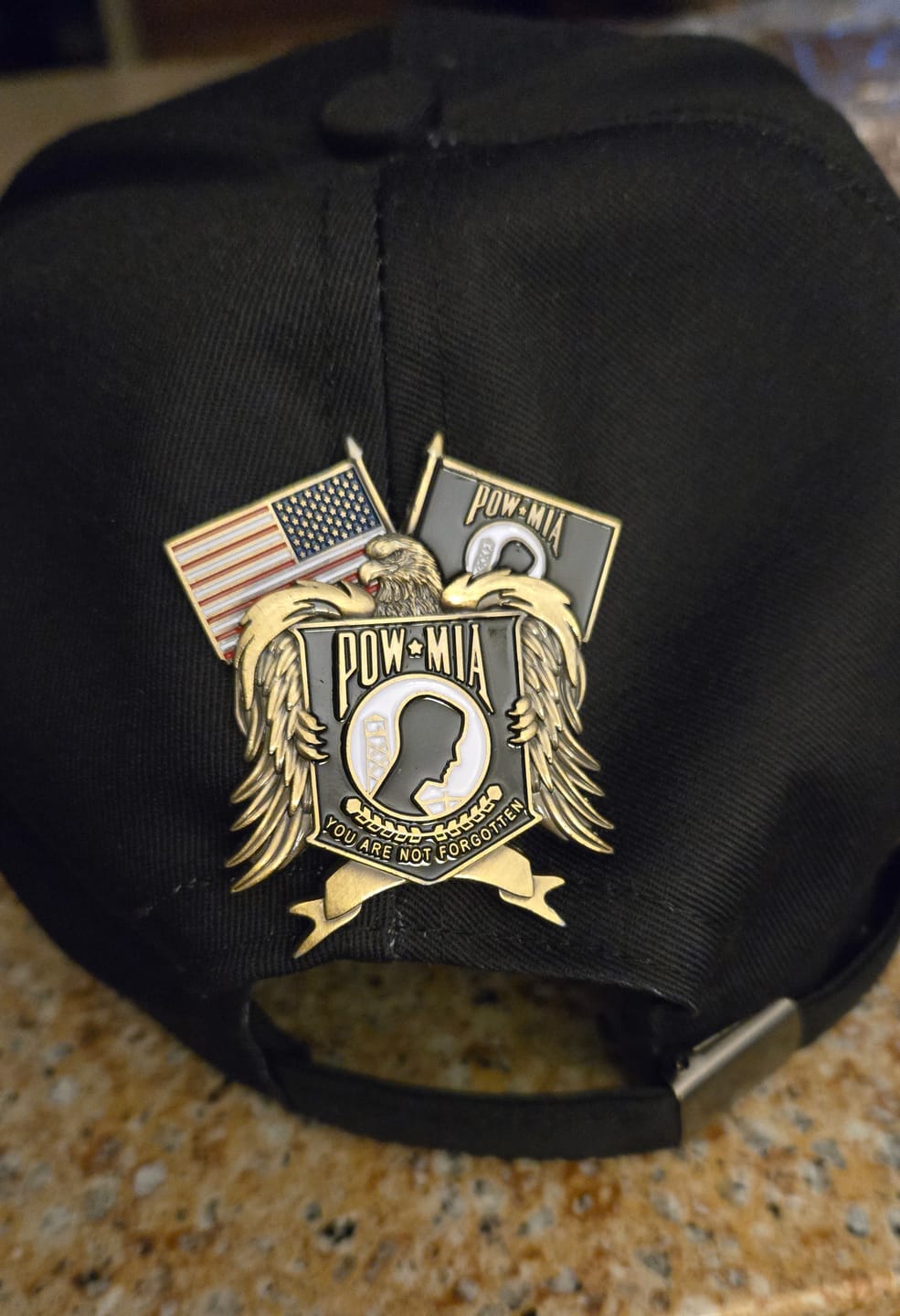 Customer photo review of POW*MIA Memorial Pin