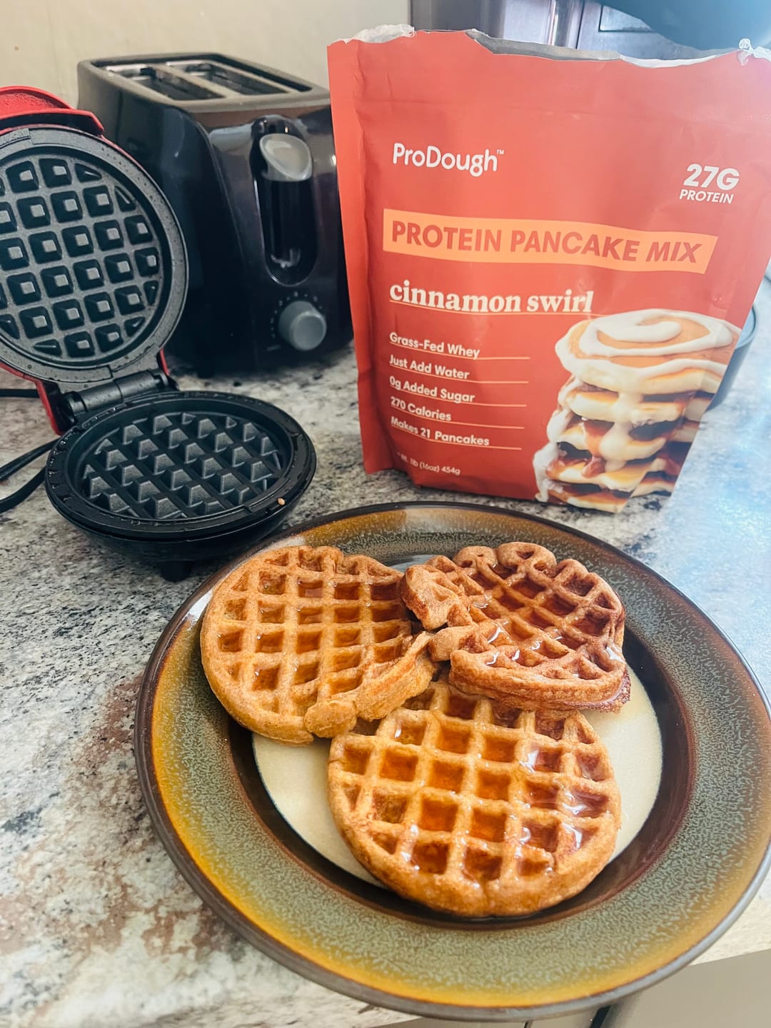 Customer photo review of Pancake & Waffle Mixes Subscription