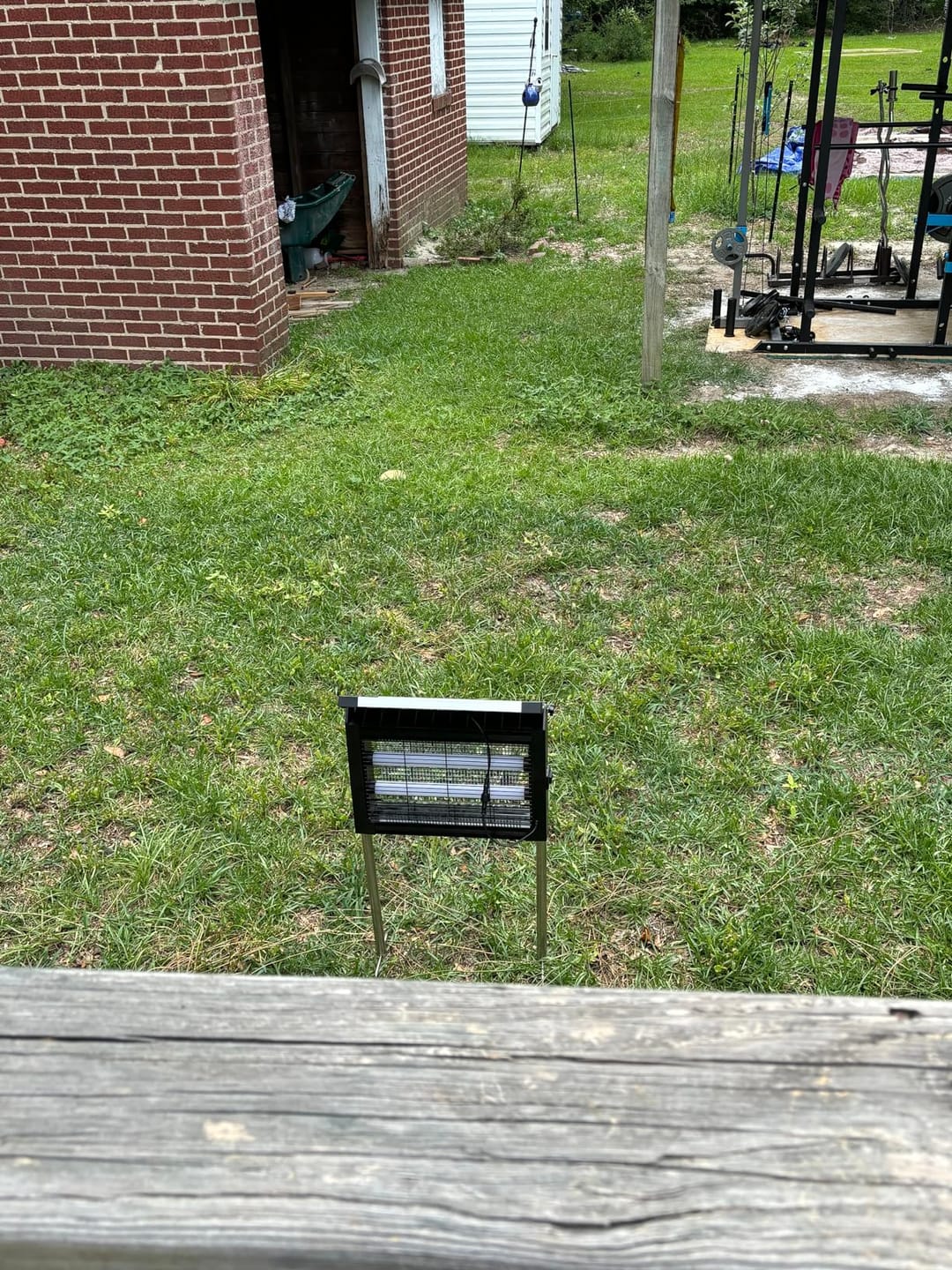Customer photo review of GroundGuard Sentinel — Solar Bug Zapper