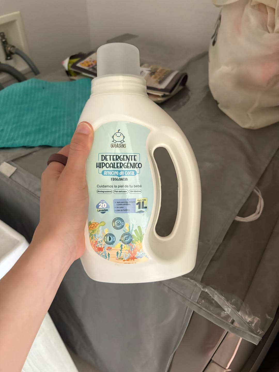 Customer photo review of Detergente Hipoalergenico