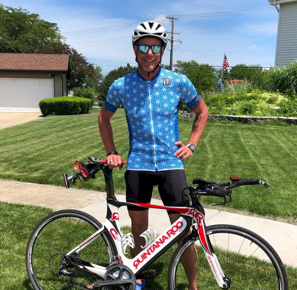 Customer photo review of Men's Skin Cooler Full Zip Top - Laser