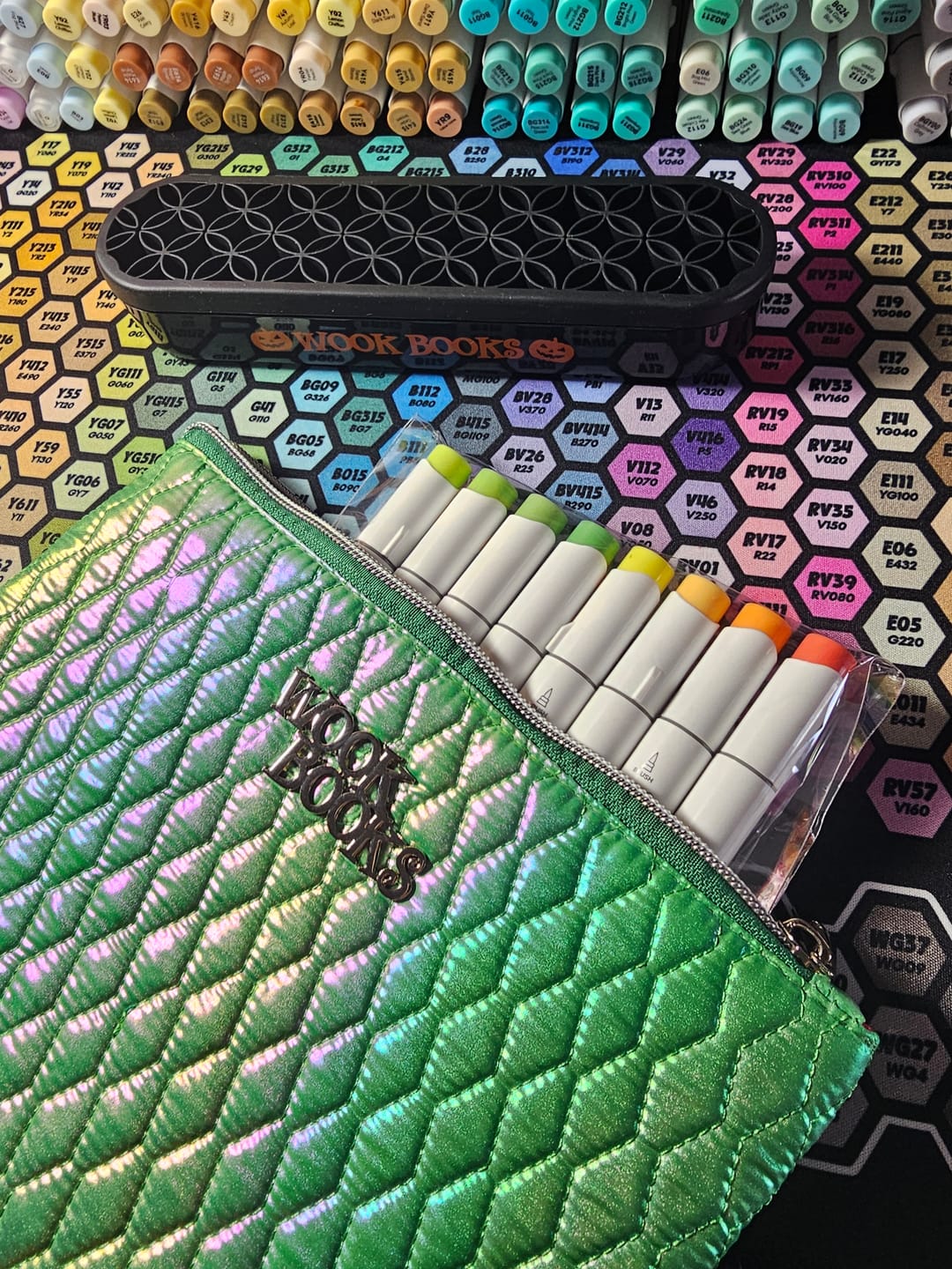 Customer photo review of Campfire Mermaid Bag + Ember & Evergreen Ohuhu Palette
