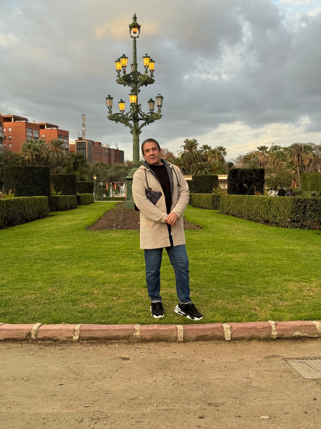 Customer photo review of Teddy Lined Textured Hooded Sweater