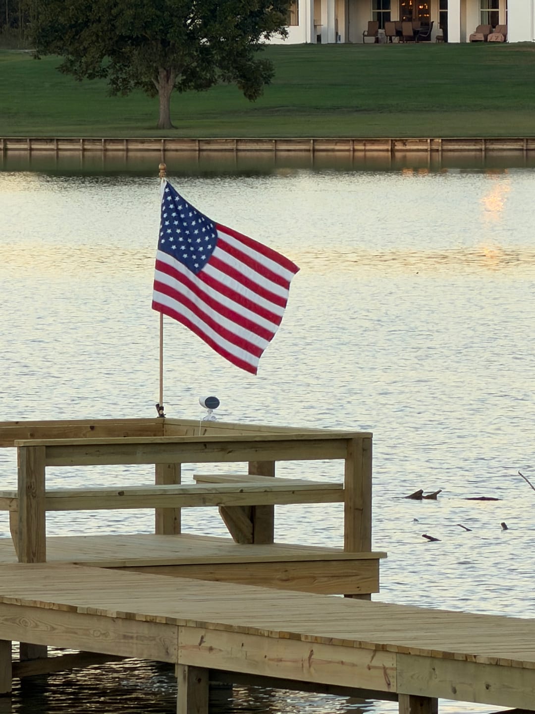 Customer photo review of 3' x 5' American Flag Set
