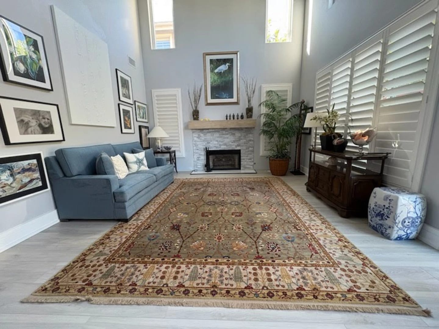 Customer photo review of 8.8 x 12 Karastan Paysage Rug #712, Wool